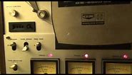 Akai GX-630D-SS Operation And Demo Video. Reel to Reel 4 Channel Quadraphonic Deck