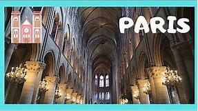 PARIS: Interior of NOTRE-DAME Cathedral before (France) #travel #notredame #cathedral