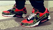 CLASSIC! NIKE AIR MAX 90 REVERSE DUCK CAMO ON FEET REVIEW