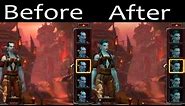 Faces of the New Female Troll Model - Before and After [WoD Beta]