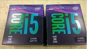 Intel core i5 8600 And 8500 Processor newly Arive Tech Land