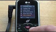 [Test] LG 100C Tracfone ringtones - direct line recording