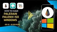Palera1n Jailbreak Windows Palen1x ISO | Download & Install iOS 15.7.8 - 16.6 Bootable USB