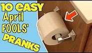 10 Easy April Fools' Day Pranks Anyone Can Do - HOW TO PRANK (Evil Booby Traps) | Nextraker