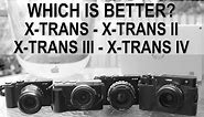 All Four Fujifilm X Trans Sensors Compared. X-Trans, X-Trans II, X-Trans III, X-Trans IV.