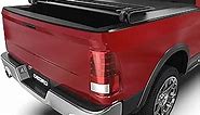OEDRO Soft Quad Fold Truck Bed Tonneau Cover Compatible with 2002-2024 Dodge Ram 1500 (Inclu. Classic & New), 2003-2024 Dodge Ram 2500 3500, Fleetside 6.4 Ft Bed w/o Ram Box