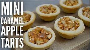 Easy caramel apple tartlet recipe - favourite fall recipes 2021