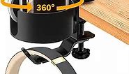 Large OOKUU 2 in 1 Desk Cup Holder with Headphone Hanger, Anti-Spill Cup Holder for Desk, Easy to Install, Sturdy, Durable, Enough to Hold Coffee Mugs, Water Bottles, Headphones
