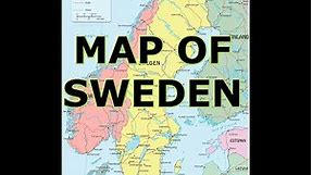 MAP OF SWEDEN !