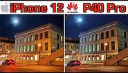 iPhone 12 VS Huawei P40 Pro Camera Comparison!
