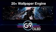 32:9 Ultrawide Samsung Odyssey OLED G9 20+ Wallpaper Engine