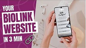 How to Create a Bio Link Website with Canva | Tip Talk 10