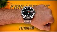 Titanium Look AMOLED smartwatch - Fire-Boltt Royale 🔥