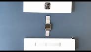 Apple Watch Series 6, 44mm Stainless Steel with Silver Milanese Loop, Unboxing in 4k