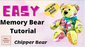 Chipper Memory Bear Tutorial | Voice over and detailed instructions!