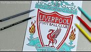 Drawing the Liverpool Football Soccer Club Badge