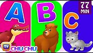 ChuChu TV Alphabet Animals Song with Animal Names & Animal Sounds | Nursery Rhymes for Kids