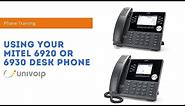 Getting Started: Mitel 6920 and 6930 Desk Phones