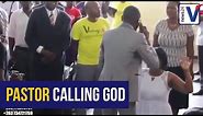 This pastor is going viral for talking to 'God' on the phone during a church service