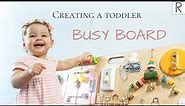 DIY BUSY BOARD / MAKING SENSORY BUSY BOARD FOR TODDLERS