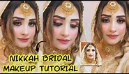 Nikah Bridal makeup tutorial | complete idea outfit & accessories