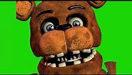 Fnaf 2 withered freddy jumpscare green screen