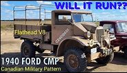 1940 FORD CMP (Canadian Military Pattern). WILL IT RUN? Special dedication to one of our heroes.