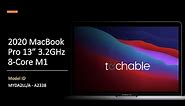 2020 Apple MacBook Pro 13-Inch 3.2GHz MYDA2LL/A A2338
