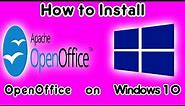 How to install OpenOffice on Windows 10 PC | Download Latest OpenOffice