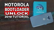 How to:Motorola Bootloader Unlock 2019 Tutorial
