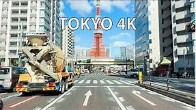 Tokyo 4K HDR - Driving Downtown - Tokyo Towers