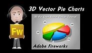 3D Vector Pie Charts Graphic Design Tutorial For Adobe Fireworks
