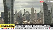 Watch live: New York skyline following 4.8 magnitude earthquake