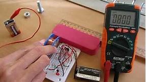 Enhance the strength of an electromagnet with an iron core