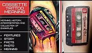 Cassette tattoo meaning - facts and photo examples