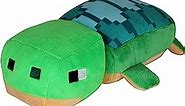 SUIYUEOUR Happy Explorer Sea Turtle Plush Toy Stuffed Animals, Green, 8 inches