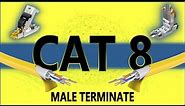DIY Cat 8 Ethernet Cable - Male Field Termination - Save Money!