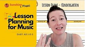 Elementary Music Lesson Plans: Three Steps to Simple, Focused Planning
