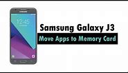 Samsung Galaxy J3 - How to Move Apps to Memory Card | H2TechVideos