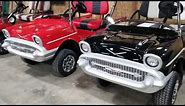 Fully Customized 57 Chevy Golf Cart Club Car Precedent Electric And Gas For Sale