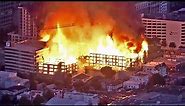 Huge 4-Alarm Fire Destroys Construction Site in Oakland
