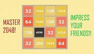 How to Beat 2048 EVERY TIME! *Easy*
