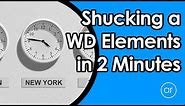 How to Shuck a 12 TB Western Digital Elements External Hard Drive in About 2 Minutes