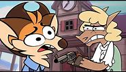 Boomerang in a Gun Fight! (Original Animation | Sheriff Hayseed)