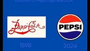 Evolution Of Pepsi Logo 1898-2024