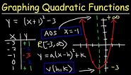 Graphing Quadratic Functions Using a Data Table | Algebra
