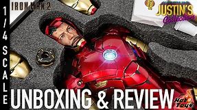 Hot Toys Iron Man Mark 4 with Gantry 1/4 Scale Figure Unboxing & Review