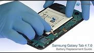 Samsung Galaxy Tab 4 7.0 Battery Replacement Guide - RepairsUniverse