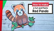 Red Panda Craft for kids