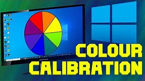 Monitor Calibration on Windows 10 | Adjust Colour Settings